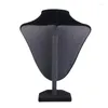 Jewelry Pouches 25 18cm Velvet Necklace Pendant Neck Model Props Display Stand Holder Drop Ship