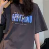 レディースTシャツの女性Tシャツ楽しいプリント半袖Tシャツの女性カジュアルルーズファッション女性ブラウスストリートウェアY2K服トップ230724