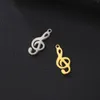 Charms Amaxer 5pcs Soprano Note gioielli ciondolo per orecchini fai da te collane produzione creativa moda accessori in metallo fatti a mano