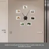 Zegary ścienne DIY DUŻY CROCK-STITCH CLOCK 3D Igły do ​​wystroju biura domowego