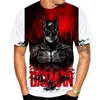 T-shirt da uomo Casual Fashion Style Bat Man Stampa 3D Camicia e T-shirt a maniche corte da donna