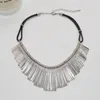 Pendant Necklaces Classic Exquisite Metal Tassels For Women Trendy Neck Chain Vintage Charm Necklace Delicate Korean Style Jewellery