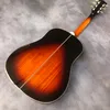 Chitarra acustica 41 pollici 6 corde in legno massello tastiera in palissandro Colore tramonto vernice brillante Personalizzazione supporto Freeshipping