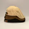 Berets 2023 Top Quality Cotton Blank Black British Artist Boina Mujer Baret Dames Muts Sombrero Hombre Octagonal Flat Hat