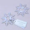 Winter Wedding Favors Silver Snowflake Wine Bottle Opener Party Giveaway Gift For Guest Favor