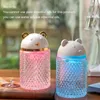 1PC Bear Humidifier, Bedroom Home Car Water Supplement Artifact, Desktop Aromatherapy Sprayer, Night Light Multi-Functional Humidifier, Small Appliance