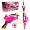 Transformation Toys Robots Two Mode Mini Force Transformation Toys With Sound and Light Action Figures Miniforce X Deformation Weapon Gun Sword Toy 230721