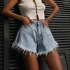 Shorts pour femmes Été 2023 Simple Trendy All-match Slim Fit Flared Denim Y2K Vêtements Vestidos