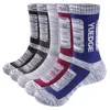 Chaussettes de sport YUEDGE Chaussettes pour hommes Coussin en coton respirant Bottes de travail Chaussettes de randonnée sportives Chaussettes d'hiver 5 paires 37-46 EU 230720