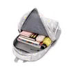 Schultaschen 3-teiliges Set Tasche für Mädchen Kinder Rucksack Schultaschen Teenager Lunchbox Kind mit Federmäppchen Kinder 2023 Schwarz 230724