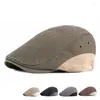 Basker 2023 Multicolor Summer Cotton Men's Women's Gorra de Hombres Baret Bere Painter Cap Sboy Chapeau Femme Luxe Beret Hat