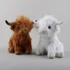 Preços de fábrica atacado 25 cm 3 cores Scottish Highland Cow brinquedos de pelúcia animais de pelúcia presentes favoritos das crianças