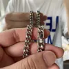 Male Bracelet Men's Stainless Steel 8MM /10MM/12MM Link Chain Miami Cuban Bracelets for Male Boys Gifts Jewelry Pulsera