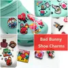 Hybkuaji Bad Bunny Shoe Charms Wholesale Shoes Decorations PVC Buckles For Shoes 170-20-38