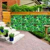 Decoratieve bloemen Kunstmatige Ivy Fence Screen Leaf Vine Hedge Faux Privacy Greenery voor Outdoor Garden Yard Decor