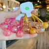 Accessori per capelli Colorful Bubble Ball Cute Kawaii Long Elastic Band For Girl Children Cravatte intrecciate fantasia rosse