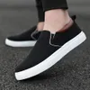 Dress Shoes Men Canvas Shoe Casual Sneaker for MenLight Slip on Vulcanized Comfortable Male Flats Loafers Black Trainers Zapatos Hombre 230724