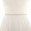 Eleganta strassbälten för kvinnor Pearl Wedding Dress Belt Crystal Wedding Accessories Sash Marriage Bridal Ribbion Belt SCS3812547