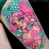 Tymczasowe tatuaże 9 sztuk/zestaw fantasy bogini piękna kolor Flower ramię seksowna kreskówka wodoodporna animacja dziewczyna
