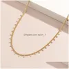 Belly Chains Sexy Vintage Chain Thin Beads Link Waist Belt Streetwear Summer Women Fashion Body Jewelry Drop Delivery Dhsmq