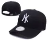 Yaz pamuk beyzbol şapkası unisex ny mektup işlemeli bahar ayarlanabilir marka snapback kapakları