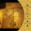 装飾的なオブジェクトの置物導入ナイトライトミニクリスマスツリー雰囲気の光銅線ガーランドライトチルドレンホームベッドルーム装飾フェアリーライトL230724