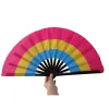 Rainbow Folding Fans LGBT Coloré Hand-Held Fan pour Femmes Hommes Pride Party Décoration Musique Festival Événements Danse Rave Fournitures 0515 LL