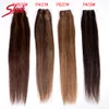 Hårbulks eleganta brasilianska rak P427 P627 Brown P430 P1B30 Mänskligt hårvävbuntar 100% Natural RMy Hair Extension 10 till 26 tum 230724