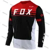 Męskie koszulki 2023 Motocross Jersey Mountain Bike DH Maillot Fox Cup koszulka MTB Downhill Jeresy Cycling Ciclismo Hombre Quick Dry Jersey Fit