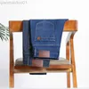 Мужские джинсы классический стиль модальная ткань мужская тонкая голубая джинсы весна и летняя новая бизнес-мода прямая джинсовая брюки мужской бренд L230724