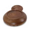 Bowls Solid Wooden Salad Bowl Large Size Fruit/Snack Storage Jujube 1pc Tableware Friendly Utensils Shallow For Home/el/Restaurant