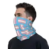 Foulards Transgenre Drapeau Lgbt Pride Bandana Cache-Cou Imprimé Masque Écharpe Chaud Balaclava Sports de Plein Air Unisexe Adulte Lavable