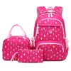 Sacs d'école sac de haute qualité mode sac à dos pour adolescents filles cartables enfant sacs à dos Mochila Escolar 3 pièces/ensembles cartable