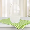 Dinnerware Sets 8 Pcs Toy Container Hanging Vine Storage Baskets Desktop Decor Woven Handheld Plastic Rattan Home Chic Bride