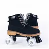 Inline rullskridskor rullskridskor skor quad skridskor flash skridskor sneakers träning rullskridskoåkning europa storlek pu läder män kvinna unisex hkd230720