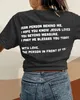 Camiseta de mujer Dear Person Behind Me Love Like Jesus camiseta mujer 100% algodón divertido tumblr casual moda cita hipster unisex camiseta top camiseta 230721