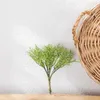 Decorative Flowers Chicken Bone Leaf Bouque Artificial Plants For Home Garden Decoration Silk Branch Diy Outdoor