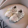 23 sapatos infantis primavera outono ao ar livre para meninos moda casual tênis meninas marca corrida tênis tênis plataforma sola grossa sapatos de bebê