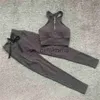 Йога -наряд 2023 Zipper Bra Women Train Trabout High Neck Edgy йога набор спортивного спортзала карман с высокой талией леггинсы с прикладом йога брюки Fitness Suits J230725