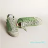 2023 causal shoes Francy sneakers in leather with crackle effect star and heel tab