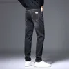Herren Jeans Herbst Herren Vintage Stretch Jeans Hellblaue Baumwolle Kleine Gerade Business Korea Denim Hosen Männliche Marke Plus Größe 28-40 L230724