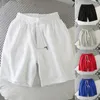 Shorts de corrida verão respirável masculino malha academia musculação casual joggers soltos ao ar livre fitness praia calças curtas