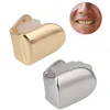 Parrillas dentales, decoración de dientes, gorra de Color dorado y plateado, decoración de sonrisa Punk Rock, Clip para el cuerpo para fiesta de boda, protección bucal para hombres, Cosplay 230721