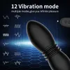 Brinquedos Anais Vibrador anal sem fio 2 em 1 massageador de próstata estimulante e vibratório para ponto G estimulador de nádegas brinquedo sexual adulto 230720