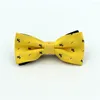 Bow Ties 1 Pc Fashion Men's Kids TieJaquard Men Bowtie Male Marriage Printing Dog For Striped Boy Butterfly Cravat Tie