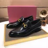 2023 Haute qualité Designer Mocassins Hommes Chaussures habillées 100% cuir de vachette Classique Mules Plat Hommes boucle en cuir Hommes Tenue de soirée Casual Chaussure taille 45