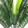 Fiori Decorativi Artificiali Tropicali Foglia Di Palma Cespuglio Pianta In Verde 1 Pz Plastica Areca 15 Foglie 63 Cm Di Altezza