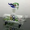 Glazen pijpen Roken geblazen waterpijp Vervaardiging Handgeblazen bongs Klassieke kleurrijke Big Head Horizontale pijp 8-vormige Dragon Bottle Water Smoke Bottle