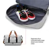 Lenuggia de viaje de Duffel Bag S con compartimento de zapato Larmagia de gran capacidad Carrera en bolso de fin de semana para los deportes de gimnasia Swimming 230724