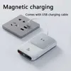 10000mAh Mini Power Bank 15W Chargeur Sans Fil Magnétique 22.5W Charge Super Rapide Intégrée 3 Câbles Pour iPhone14 Xiaomi Sangsung L230619